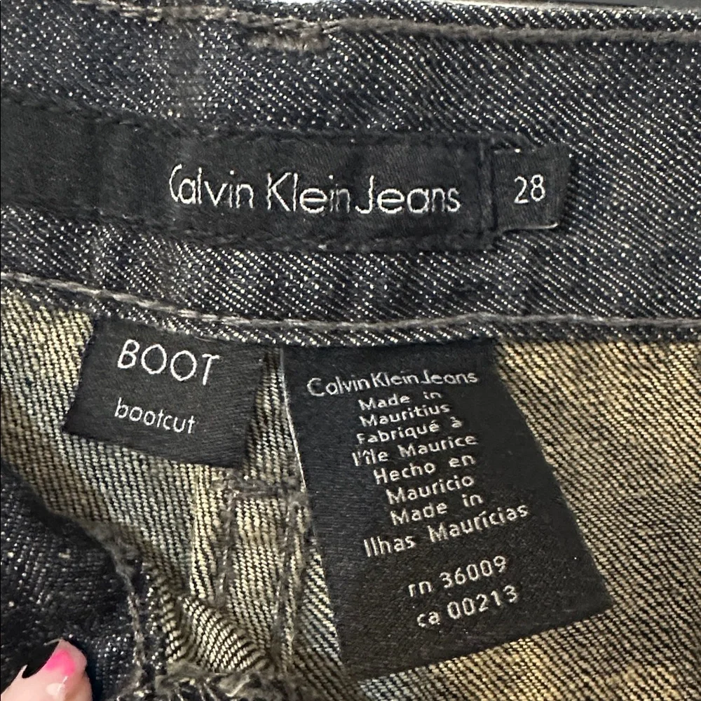 Calvin Klein Men's Dark Denim lightweight Jeans